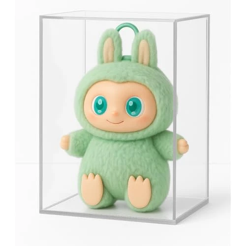 Premium Magnetic Protective Hard Case For Labubu® Dolls And Keychains – 6.7"x5"x4" Clear Acrylic Stackable Display Box W/ Beveled Lid For The Monsters Lababu – Dust/Moisture Resistant Accessories (6) 5 Premium Magnetic Protective Hard Case For Labubu® Dolls And Keychains – 6.7"x5"x4" Clear Acrylic Stackable Display Box W/ Beveled Lid For The Monsters Lababu – Dust/Moisture Resistant Accessories (6) - Image 5