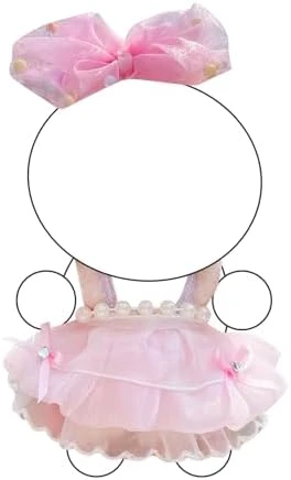 Doll Clothes – Classic Checkered Chic Set For 17cm Doll, Featuring A White And Black Checked Dress, Bow Headpiece, And Stylish Black Mini Bag – Doll Not Included 6 Doll Clothes – Classic Checkered Chic Set For 17cm Doll, Featuring A White And Black Checked Dress, Bow Headpiece, And Stylish Black Mini Bag – Doll Not Included - Image 6