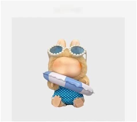 Pendant Button Knitted Sweater Labu Hat Replacement Kit (Yellow Polka Dot Swimsuit + Yellow Surfboard + Necklace + Yellow Straw Hat) 5 Pendant Button Knitted Sweater Labu Hat Replacement Kit (Yellow Polka Dot Swimsuit + Yellow Surfboard + Necklace + Yellow Straw Hat) - Image 5