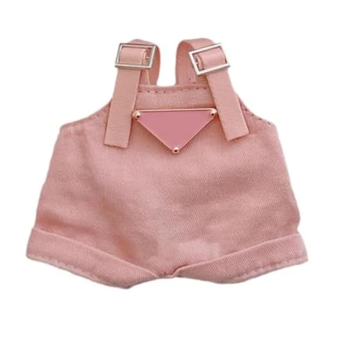 Clothes For Labubu(NO Doll), Doll Clothes For LABUBU 17CM Dolls, Handcrafted Crochet 2-Piece Clothes Set, Premium Fashion Cute Outfit For Dolls Accessories(Pink) 3 Clothes For Labubu(NO Doll), Doll Clothes For LABUBU 17CM Dolls, Handcrafted Crochet 2-Piece Clothes Set, Premium Fashion Cute Outfit For Dolls Accessories(Pink) - Image 3