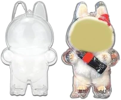 Protective Case Cover For LABUBU Cola Stand, Clear Acrylic Display Box Hard Case Accessories With Silicone Strap For The Monsters LABUBU Cola Series Surprise Shake - Cola Stand (Cola Stand) 6 Protective Case Cover For LABUBU Cola Stand, Clear Acrylic Display Box Hard Case Accessories With Silicone Strap For The Monsters LABUBU Cola Series Surprise Shake - Cola Stand (Cola Stand) - Image 6