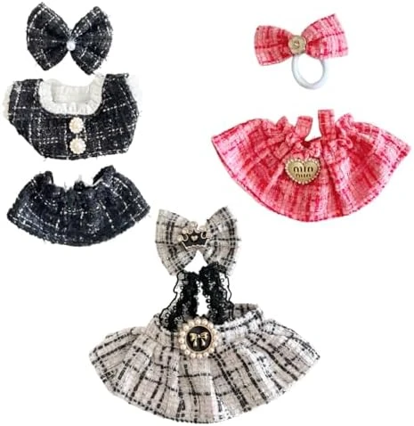 3Pcs-Clothes For Labubu Accessories,, Handcrafted 15cm-17cm For Labubu Clothes Set, Fashions Stylish Luxury Chic Doll Clothes Style Set (NO Doll) 9 3Pcs-Clothes For Labubu Accessories,, Handcrafted 15cm-17cm For Labubu Clothes Set, Fashions Stylish Luxury Chic Doll Clothes Style Set (NO Doll) - Image 9