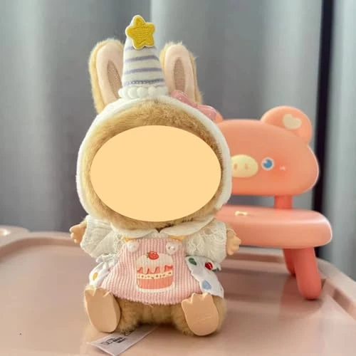 Pendant Button Knitted Sweater Labu Hat Replacement Kit (Avocado Overalls Two-Piece Set + Green Love Hat) 4 Pendant Button Knitted Sweater Labu Hat Replacement Kit (Avocado Overalls Two-Piece Set + Green Love Hat) - Image 4