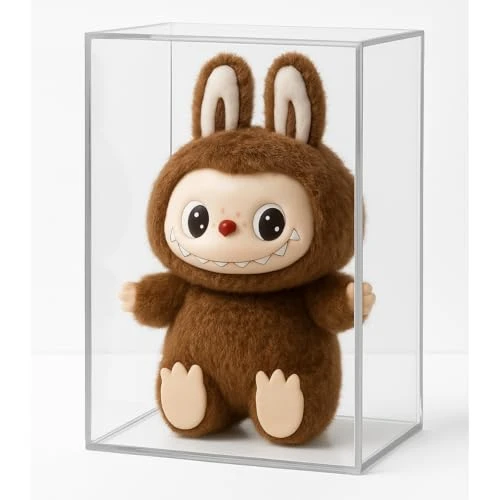 Premium Magnetic Protective Hard Case For Labubu® Dolls And Keychains – 6.7"x5"x4" Clear Acrylic Stackable Display Box W/ Beveled Lid For The Monsters Lababu – Dust/Moisture Resistant Accessories (6) 3 Premium Magnetic Protective Hard Case For Labubu® Dolls And Keychains – 6.7"x5"x4" Clear Acrylic Stackable Display Box W/ Beveled Lid For The Monsters Lababu – Dust/Moisture Resistant Accessories (6) - Image 3