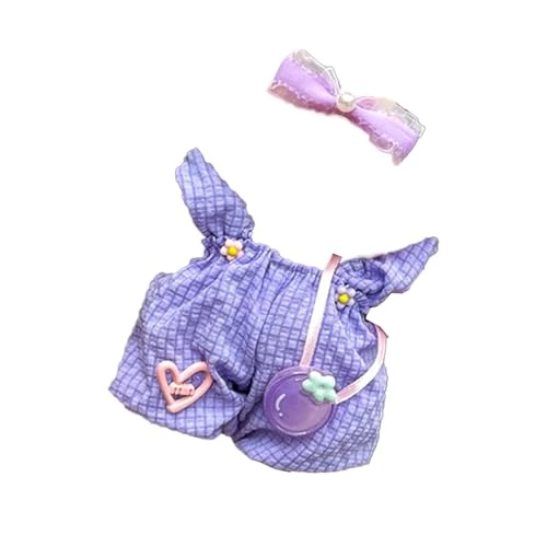 Doll Clothes For Doll, 6 Pack Outfits For 17cm Doll, Perfect For Play & Display, Doll Accessories For Collectors (No Dolls) (Set 3) 4 Doll Clothes For Doll, 6 Pack Outfits For 17cm Doll, Perfect For Play & Display, Doll Accessories For Collectors (No Dolls) (Set 3) - Image 4