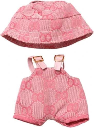 17cm Clothes Set(NO Doll), Hat & Overalls Set For 17cm Accessories Suit, Cute Clothes For Dress Up Unique Style (Black1) 5 17cm Clothes Set(NO Doll), Hat & Overalls Set For 17cm Accessories Suit, Cute Clothes For Dress Up Unique Style (Black1) - Image 5