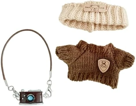 3Pcs-Clothes For Labubu Accessories,, Handcrafted 15cm-17cm For Labubu Clothes Set, Fashions Stylish Luxury Chic Doll Clothes Style Set (NO Doll) 6 3Pcs-Clothes For Labubu Accessories,, Handcrafted 15cm-17cm For Labubu Clothes Set, Fashions Stylish Luxury Chic Doll Clothes Style Set (NO Doll) - Image 6