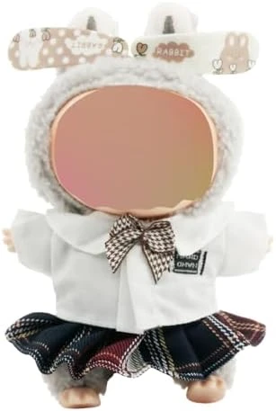 Clothes For 17cm Doll, Accessories For 17cm Dolls, Clothes Set For Dolls, Adorable Chic 2 PCS Set Ornaments Jumpsuit For Doll Accessories (No Doll) (Jumpsuit-Blue) 8 Clothes For 17cm Doll, Accessories For 17cm Dolls, Clothes Set For Dolls, Adorable Chic 2 PCS Set Ornaments Jumpsuit For Doll Accessories (No Doll) (Jumpsuit-Blue) - Image 8