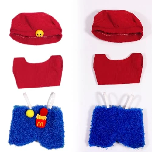 AICase For Labubu Clothes/for Labubu Outfits,Clothes Set For 17cm Lububu Doll,3 Piece Set Hat Clothing For LA BUBU, Boys And Girls Stylish Adorable Dolls Clothes Accessories (No Doll)_10 5 AICase For Labubu Clothes/for Labubu Outfits,Clothes Set For 17cm Lububu Doll,3 Piece Set Hat Clothing For LA BUBU, Boys And Girls Stylish Adorable Dolls Clothes Accessories (No Doll)_10 - Image 5