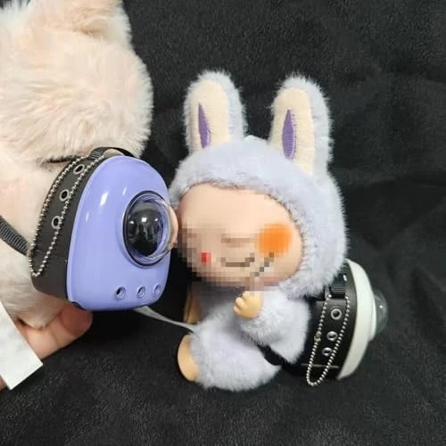 Schoolbag For Labubu Accessories, Dollhouses Miniature Space Carriers For Labubu, Realistic Backpack Ornament For Labubu Clothing & Accessories (Black) 5 Schoolbag For Labubu Accessories, Dollhouses Miniature Space Carriers For Labubu, Realistic Backpack Ornament For Labubu Clothing & Accessories (Black) - Image 5