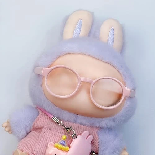 YWWY 3 Pack Glasses For Labubu Glasses, Mini Glasses For Labubu Dress Up Accessories, Stylish Doll Accessories For 17 Inch Dolls, Ideal Gift For Labubu Fans 3 YWWY 3 Pack Glasses For Labubu Glasses, Mini Glasses For Labubu Dress Up Accessories, Stylish Doll Accessories For 17 Inch Dolls, Ideal Gift For Labubu Fans - Image 3
