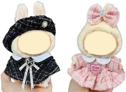 3Pcs-Clothes For Labubu Accessories,, Handcrafted 15cm-17cm For Labubu Clothes Set, Fashions Stylish Luxury Chic Doll Clothes Style Set (NO Doll) 8 3Pcs-Clothes For Labubu Accessories,, Handcrafted 15cm-17cm For Labubu Clothes Set, Fashions Stylish Luxury Chic Doll Clothes Style Set (NO Doll) - Image 8