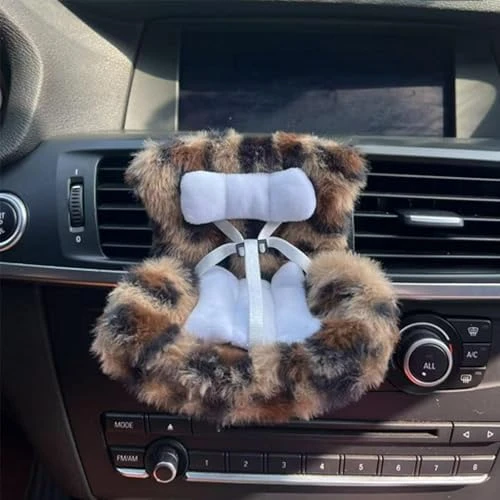 La-bubu Car Seat With Soft Furry Cushion For 10-17cm Dolls, La-bubu Accessories, Car Air Vent Decor, Includes Seat Leg For Desktop Display 14 La-bubu Car Seat With Soft Furry Cushion For 10-17cm Dolls, La-bubu Accessories, Car Air Vent Decor, Includes Seat Leg For Desktop Display - Image 14