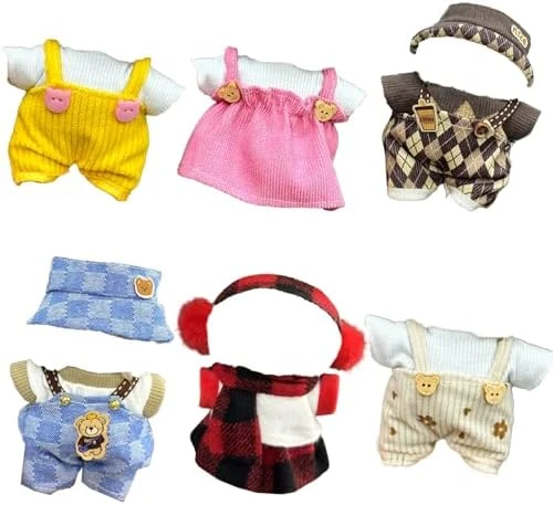 Doll Clothes For Doll, 6 Pack Outfits For 17cm Doll, Perfect For Play & Display, Doll Accessories For Collectors (No Dolls) (Set 3) 13 Doll Clothes For Doll, 6 Pack Outfits For 17cm Doll, Perfect For Play & Display, Doll Accessories For Collectors (No Dolls) (Set 3) - Image 13