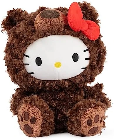GUND Sanrio Hello Kitty Philbin Teddy Bear Plush Toy, Premium Stuffed Animal For Ages 1 And Up, Brown, 10” 7 GUND Sanrio Hello Kitty Philbin Teddy Bear Plush Toy, Premium Stuffed Animal For Ages 1 And Up, Brown, 10” - Image 7
