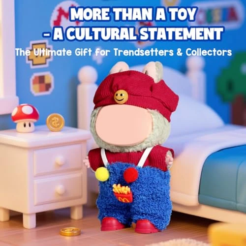 AICase For Labubu Clothes/for Labubu Outfits,Clothes Set For 17cm Lububu Doll,3 Piece Set Hat Clothing For LA BUBU, Boys And Girls Stylish Adorable Dolls Clothes Accessories (No Doll)_10 3 AICase For Labubu Clothes/for Labubu Outfits,Clothes Set For 17cm Lububu Doll,3 Piece Set Hat Clothing For LA BUBU, Boys And Girls Stylish Adorable Dolls Clothes Accessories (No Doll)_10 - Image 3