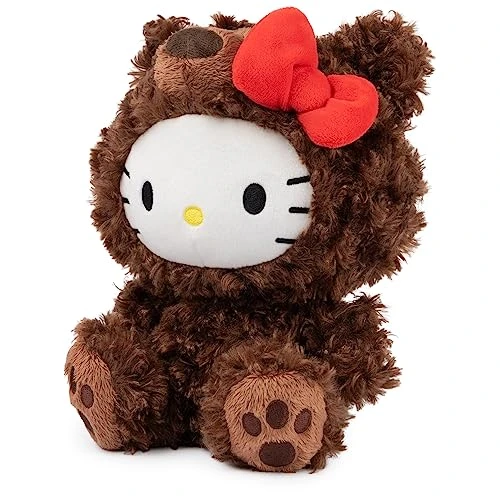 GUND Sanrio Hello Kitty Philbin Teddy Bear Plush Toy, Premium Stuffed Animal For Ages 1 And Up, Brown, 10” 5 GUND Sanrio Hello Kitty Philbin Teddy Bear Plush Toy, Premium Stuffed Animal For Ages 1 And Up, Brown, 10” - Image 5