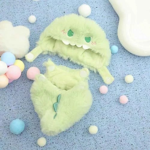 Clothes For Doll 17cm Accessories Suit Cute Clothes For Doll Dress Up Animal Style Outfits (NO Doll)(Dinosaur)