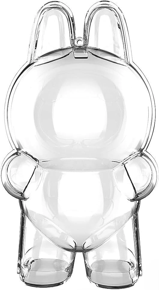 HD Clear Figure Display Protective Case Compatible With LABUB Big Into Energy And The Monsters Exciting Macaron,Acrylic Case Cover Accessories With Silicone Strap- Standing Case (Doll Not Include) 4 HD Clear Figure Display Protective Case Compatible With LABUB Big Into Energy And The Monsters Exciting Macaron,Acrylic Case Cover Accessories With Silicone Strap- Standing Case (Doll Not Include) - Image 4