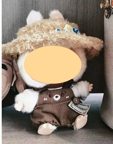 Pendant Button Knitted Sweater Labu Hat Replacement Kit (Avocado Overalls Two-Piece Set + Green Love Hat) 5 Pendant Button Knitted Sweater Labu Hat Replacement Kit (Avocado Overalls Two-Piece Set + Green Love Hat) - Image 5