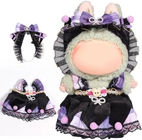 AICase For Labubu Clothes/for Labubu Outfits,Clothes Set For 17cm Lububu Doll,3 Piece Set Hat Clothing For LA BUBU, Boys And Girls Stylish Adorable Dolls Clothes Accessories (No Doll)_10 10 AICase For Labubu Clothes/for Labubu Outfits,Clothes Set For 17cm Lububu Doll,3 Piece Set Hat Clothing For LA BUBU, Boys And Girls Stylish Adorable Dolls Clothes Accessories (No Doll)_10 - Image 10