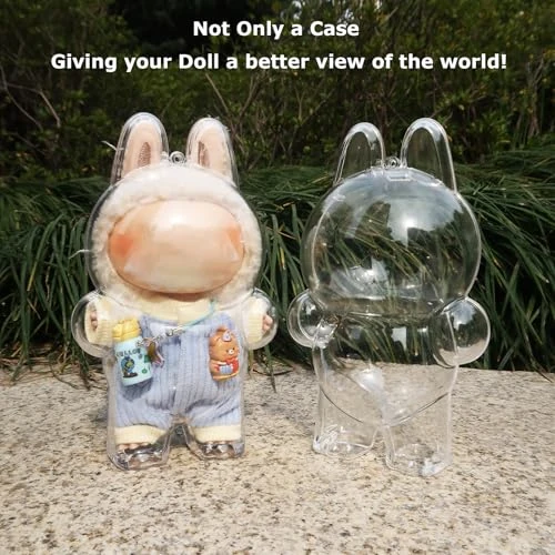 2Pcs Protective Case For LABUBU The Monsters Exciting Macaron & Big Into Energy - Clear Display Case, Dustproof Acrylic Cover For Standing Figures (Doll Not Included) 5 2Pcs Protective Case For LABUBU The Monsters Exciting Macaron & Big Into Energy - Clear Display Case, Dustproof Acrylic Cover For Standing Figures (Doll Not Included) - Image 5