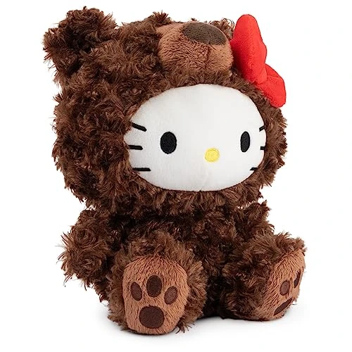 GUND Sanrio Hello Kitty Philbin Teddy Bear Plush Toy, Premium Stuffed Animal For Ages 1 And Up, Brown, 10” 4 GUND Sanrio Hello Kitty Philbin Teddy Bear Plush Toy, Premium Stuffed Animal For Ages 1 And Up, Brown, 10” - Image 4