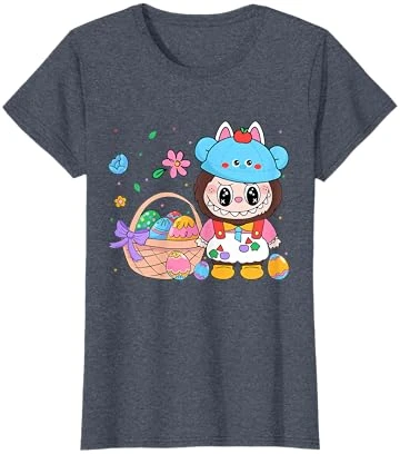 Labubus Easter Days Bunny Rabbit Egg Hunting Resurrection T-Shirt 6 Labubus Easter Days Bunny Rabbit Egg Hunting Resurrection T-Shirt - Image 6